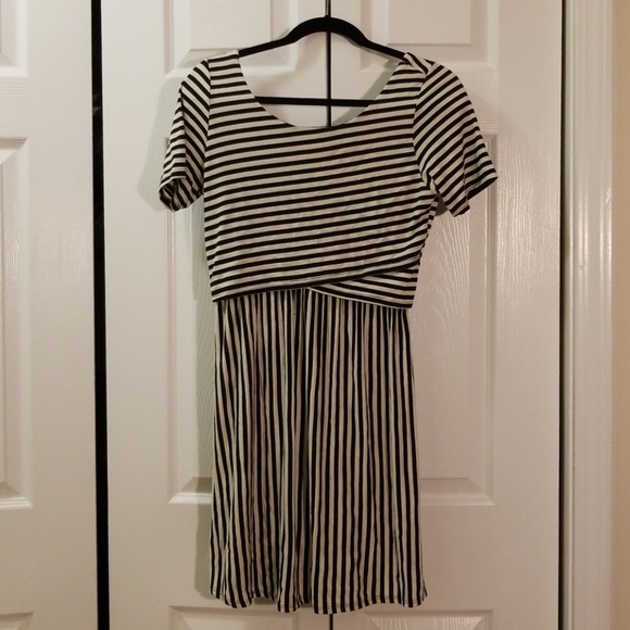 Francesca's Collections Dresses & Skirts - Francesca's Black and White Stripe Dress